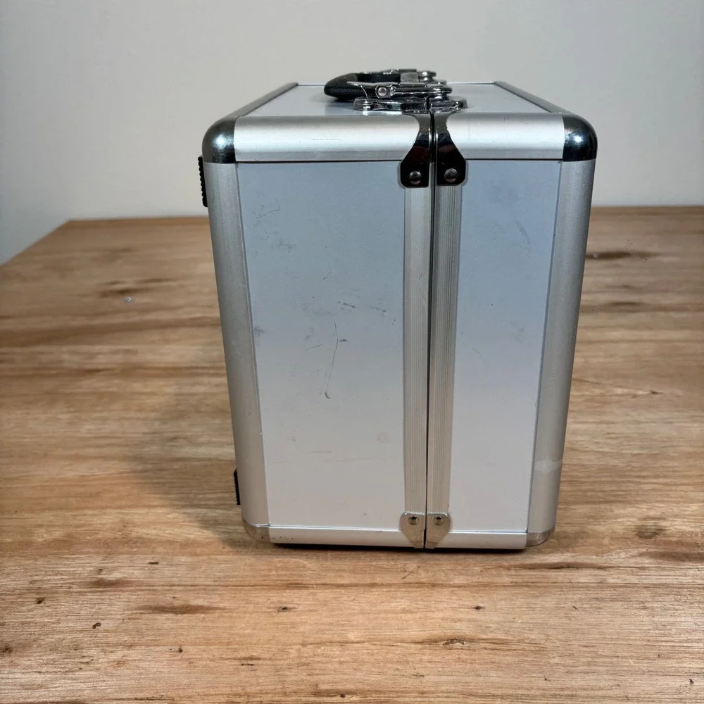 Makita Aluminum Hard Tool Case Silver Metallic Storage Box with Foam Lining